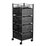 4 Layer Square Shape Kitchen Rack - Image 5