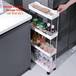 Narrow Type Multi Purpose Gap Storage Trolly Rack - Image 7