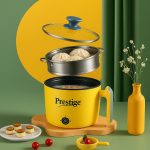 Prestige 22cm  Kitchen Electric Cooking Pot with Steamer