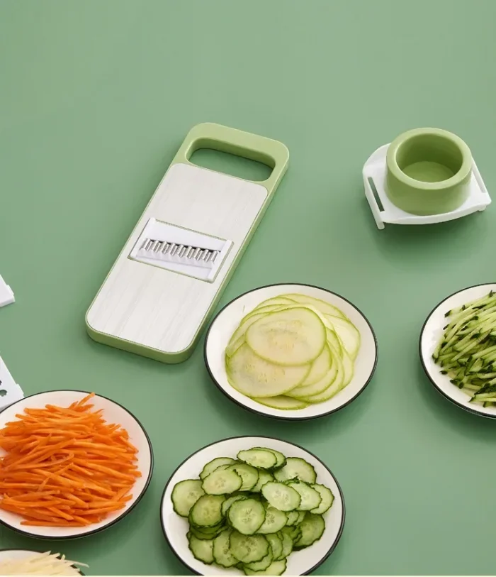 5 in 1 Stainless Steel Vegetable Slicer Cutter - Image 2
