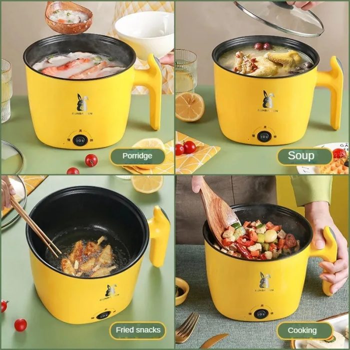 Prestige 22cm  Kitchen Electric Cooking Pot with Steamer - Image 4