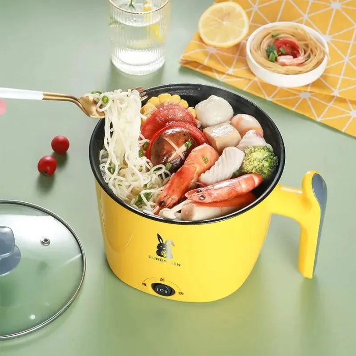Prestige 22cm  Kitchen Electric Cooking Pot with Steamer - Image 5