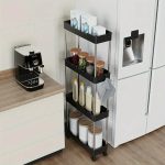 Narrow Type Multi Purpose Gap Storage Trolly Rack