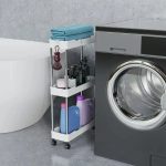Narrow Type Multi Purpose Gap Storage Trolly Rack - Image 3