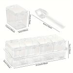 4 Grids Kitchen Transparent Seasoning Box - Image 4