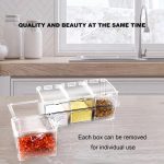 4 Grids Kitchen Transparent Seasoning Box - Image 5